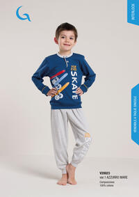 PIGIAMA BAMBINO M/L V20023 Tellini S.r.l. Ingrosso Abbigliamento